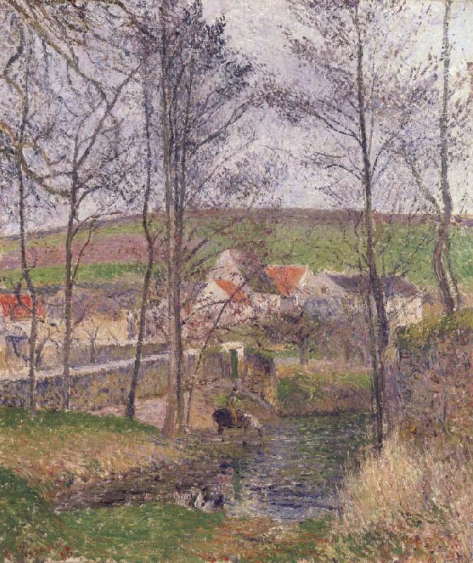 Camille Pissarro The banks of the Viosne at Osny